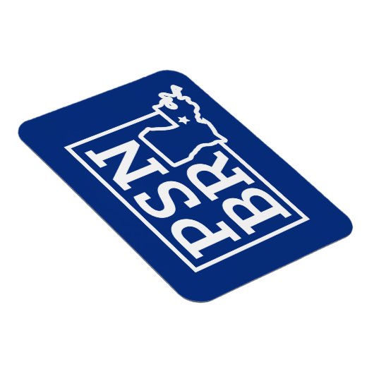 PSN BR Wit op Blue State Magnet Magneet (Rechterzijde)