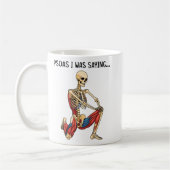 Psoas Ik Had Het Over Grappig Anatomie Skelet Koffiemok (Links)
