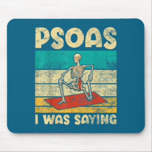 Psoas Zoals Ik Zei Grappige Yoga Skelet Se Outfit Muismat