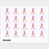 Psoriasis Advocate White Square Sticker (Vel)