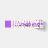 Psoriasis Bewustzijnspatroonlint Grosgrain Lint (Voorkant)
