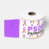 Psoriasis Bewustzijnspatroonlint Grosgrain Lint (Spoel)