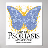Psoriasis Butterfly Poster (Voorkant)
