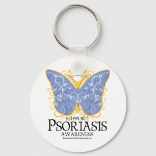 Psoriasis Butterfly Sleutelhanger