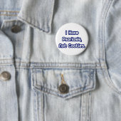 Psoriasis...geen koeien ronde button 5,7 cm (In situ)