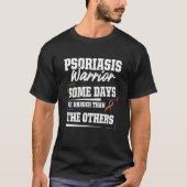 Psoriasis Survivor Instructions Warrior 3 T-shirt (Voorkant)