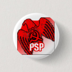 PSP Partij Logo Ronde Button 3,2 Cm