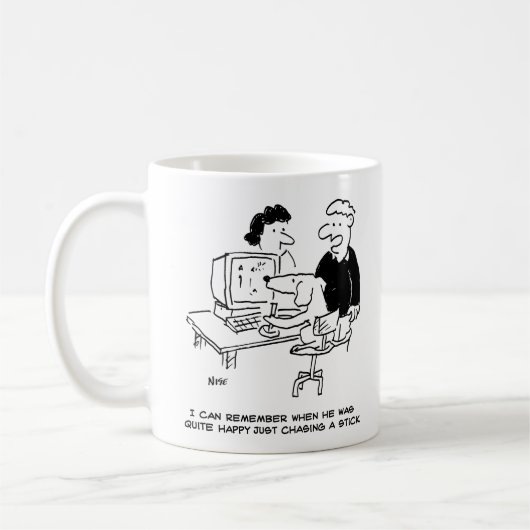 Pspelen van honden koffiemok (Links)