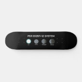 PSR B1257+12 Systeem Persoonlijk Skateboard (Horizontaal)