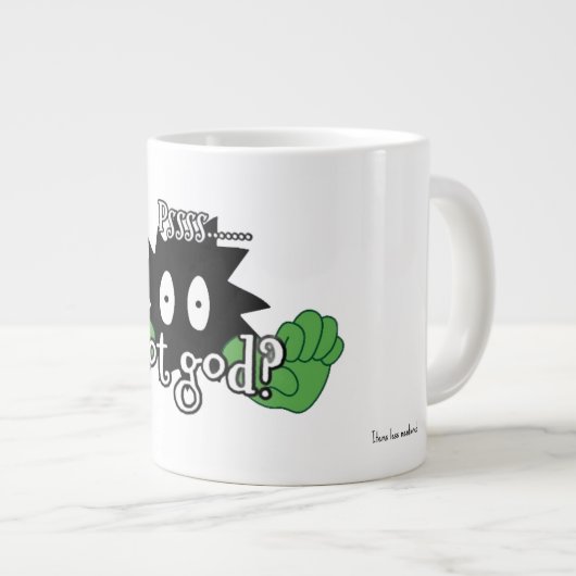 Pssss....got God? Grote Koffiekop (Voorkant rechts)