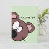 Psst, wees niet bang, het is de verjaardag van je  kaart (Staand voorkant)