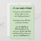 Psst, wees niet bang, het is de verjaardag van je  kaart (Achterkant)