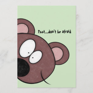 Psst, wees niet bang, het is de verjaardag van je  kaart