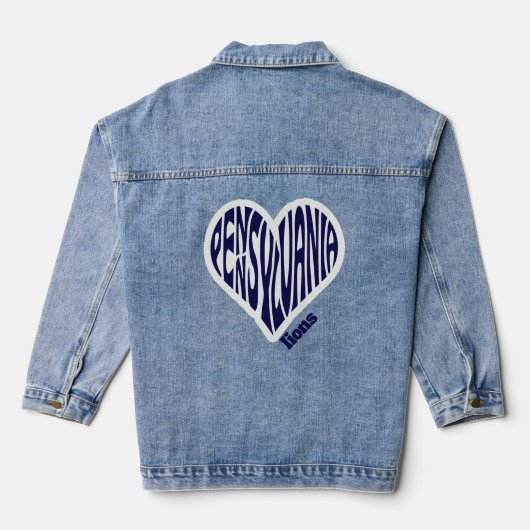 PSU Leeuwen Denim Jacket (Achterkant)