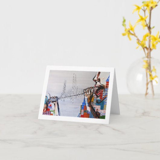 PSU SPHR Art Note-Kaart Kaart (Gele Bloem)