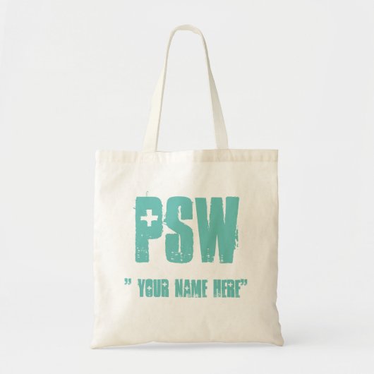 PSW-Canvas tas, werkzak, persoonlijke supportmedew Tote Bag (Voorkant)