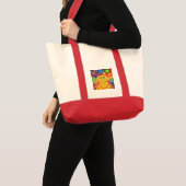 Psy-cat-delic impulse canvas tas (Voorkant (product))