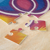 Psy-cat-delic jigzaagpuzzel legpuzzel (Zijkant)