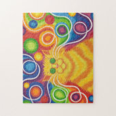 Psy-cat-delic jigzaagpuzzel legpuzzel (Verticaal)