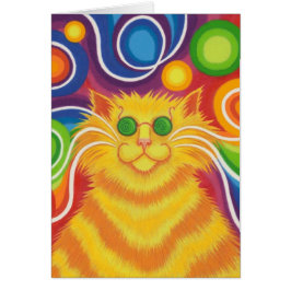 Psy-cat-delic 'Jouw tekst'-sleufkaart verticaal