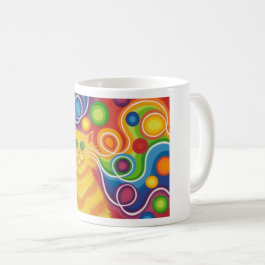 Psy-cat-delic mok (Voorkant rechts)