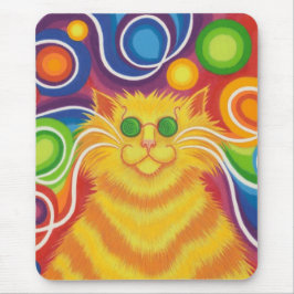 Psy-cat-delic mousepad verticaal muismat