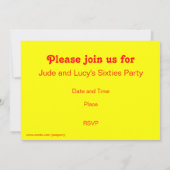 Psy-cat-delic nodigt u uit kaart (Achterkant)