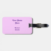 Psy-cat-delic Pink-bagagelabel voor tekst Bagagelabel (Achterkant horizontaal)