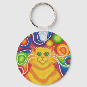 Psy-cat-delic sleutelhanger