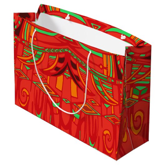 Psy wings large gift bag groot cadeauzakje (Achterkant Gekanteld)