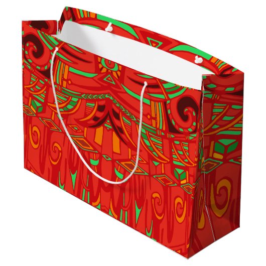 Psy wings large gift bag groot cadeauzakje (Achterkant Gekanteld)