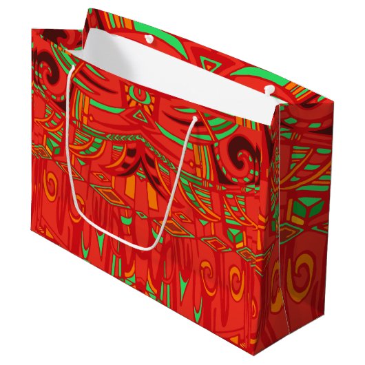 Psy wings large gift bag groot cadeauzakje (Voorkant Gekanteld)