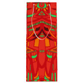 Psy wings large gift bag wijn cadeautas (Achterkant)