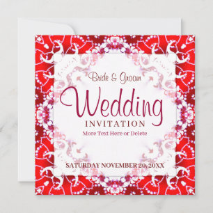 PsyBatik & Lace Uitnodiging