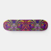 Psycedelic Swirls Cool Skateboard (Horizontaal)