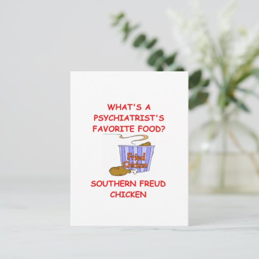 PSYCH-grap Briefkaart (Staand voorkant)