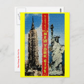 Psych Greetings, New York Briefkaart (Voorkant / Achterkant)