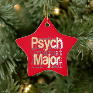 Psych Major Extraordinaire Keramisch Ornament