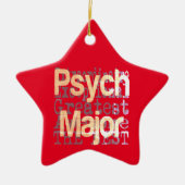 Psych Major Extraordinaire Keramisch Ornament (Voorkant)
