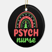 Psych Neurse Psychiatrische verplegers Kerstmis Keramisch Ornament (Links)
