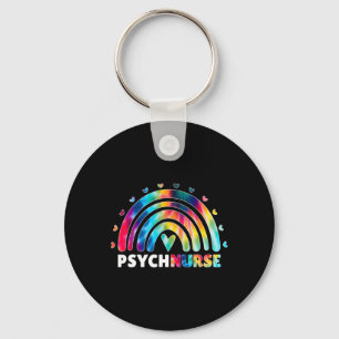 Psych Neurse Tie Dye Verneveling Psychiatrische ge Sleutelhanger