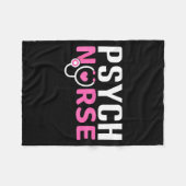 Psych Nurse Believe In Yourself Sitive Quote Desig Fleece Deken (Voorkant (Horizontaal))