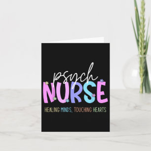 Psych Nurse Healing Minds Aanraken Harten Psychiat Kaart