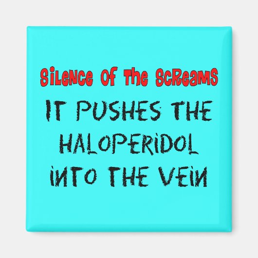 Psych Nurse Hilarious Gifts Magneet (Voorkant)