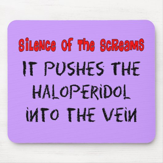 Psych Nurse Hilarious Gifts Muismat (Voorkant)