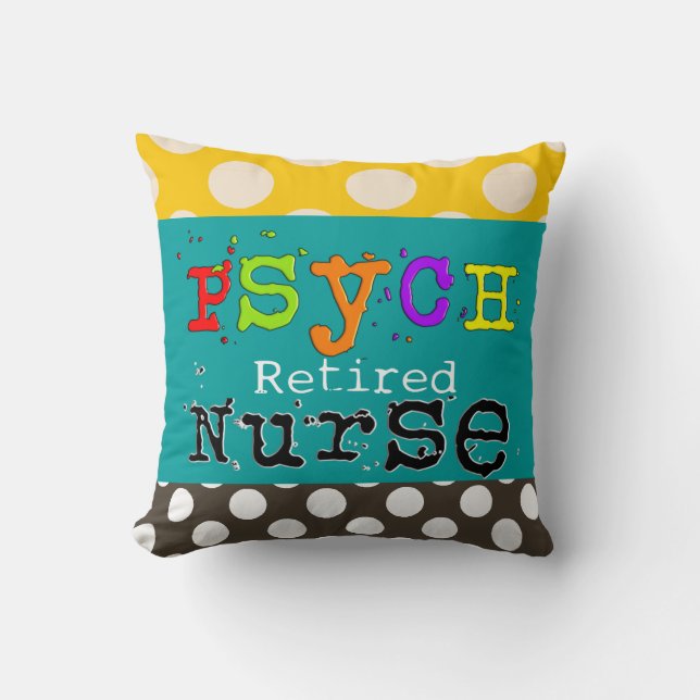 Psych Nurse Pillow in ruste Kussen (Voorkant)