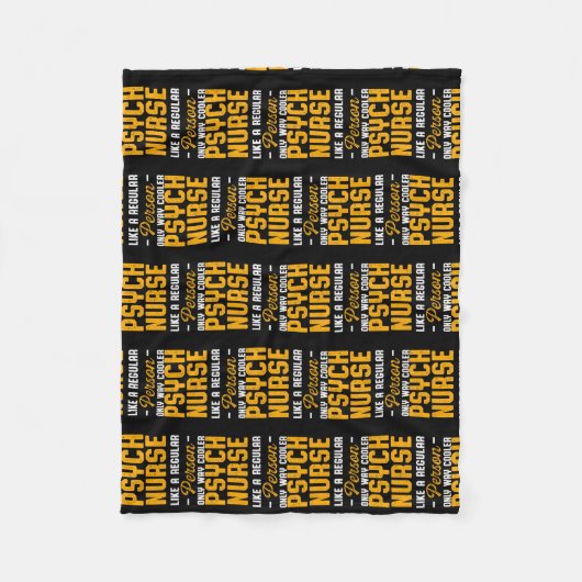 Psych Nurse Psychiatric Nursing RN  Fleece Deken (Voorkant)