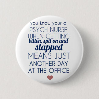 Psych Nurse Ronde Button 5,7 Cm