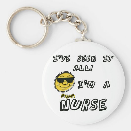 Psych Nurse Sleutelhanger (Voorkant)