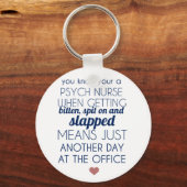 Psych Nurse Sleutelhanger (Voorkant)